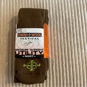Omni Wool tactical boot socks size L
